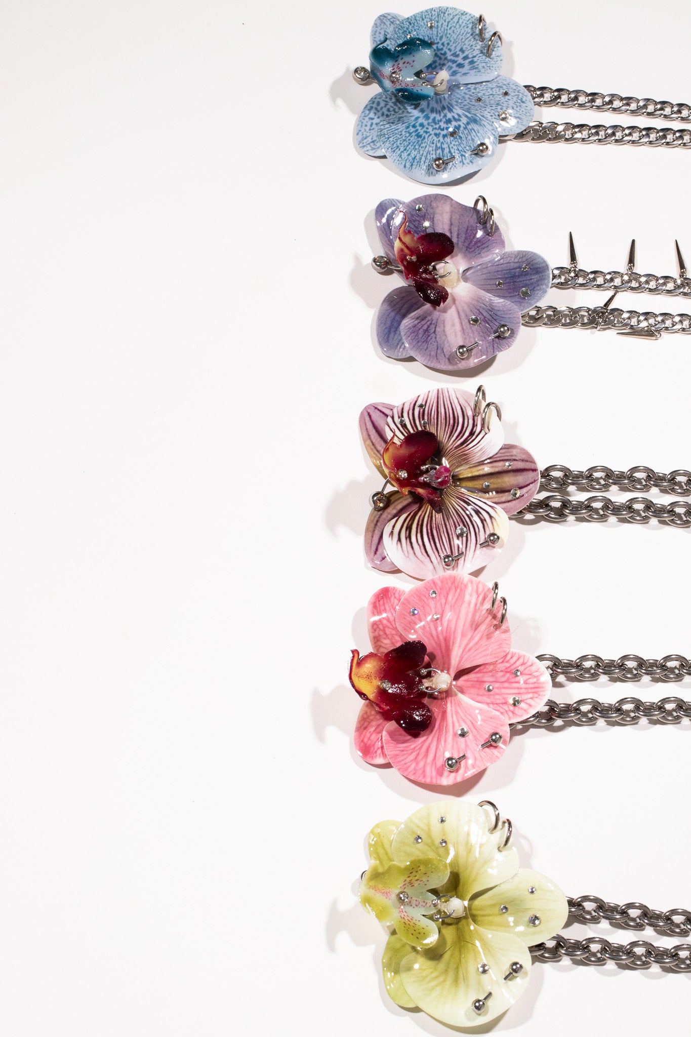 CHOKER ORQUÍDEA ROSA