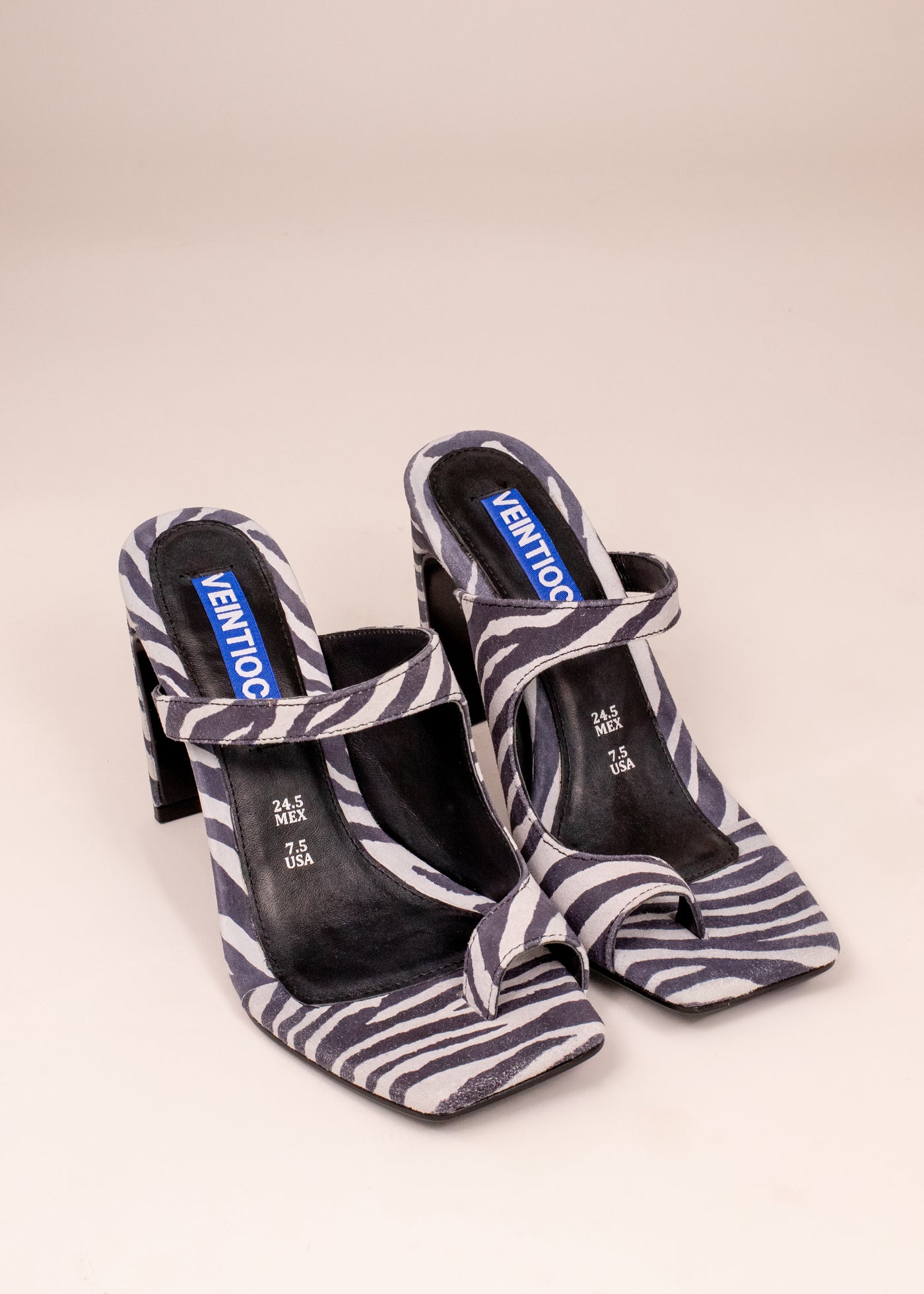 NAKED ZEBRA HEEL