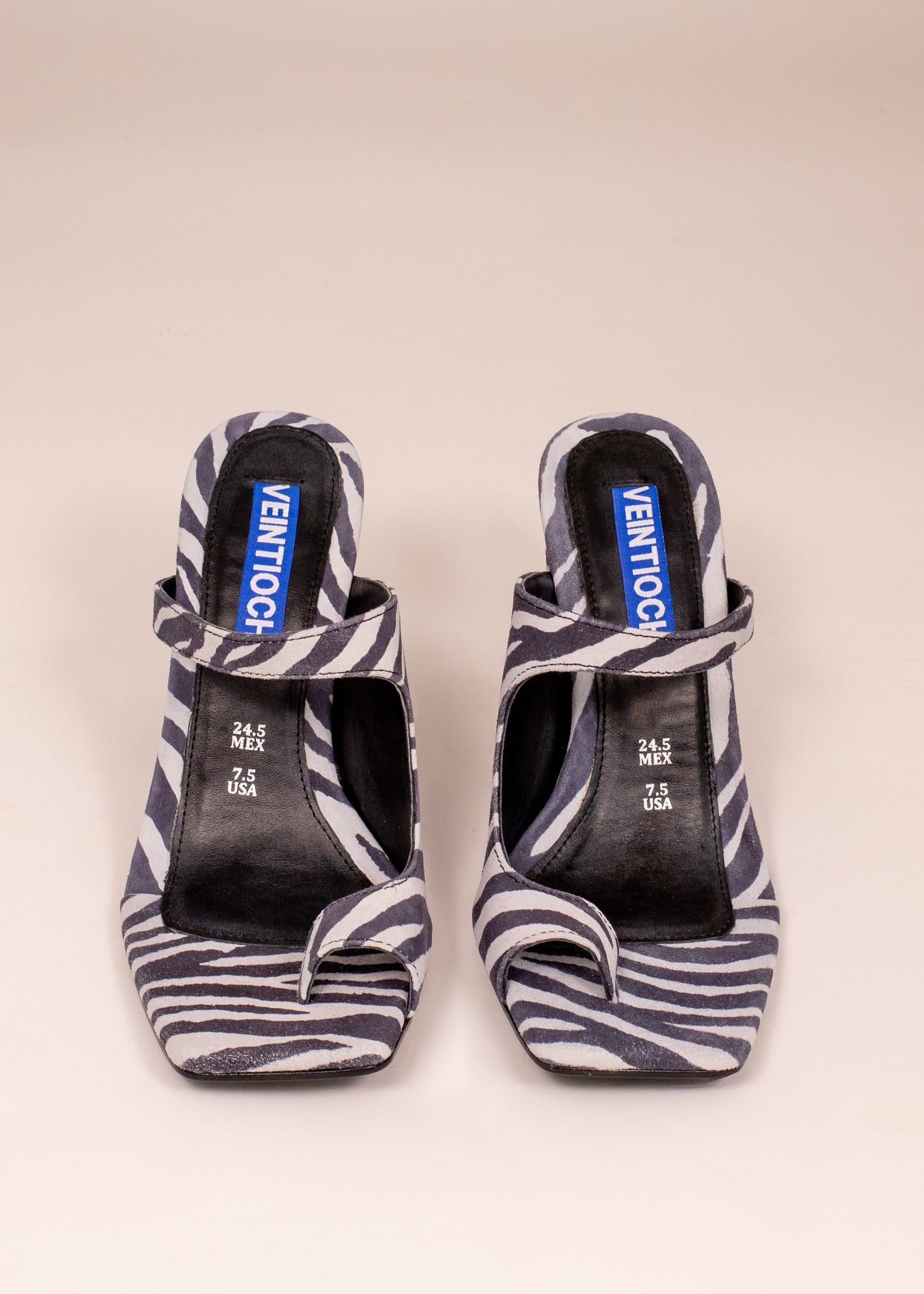 NAKED ZEBRA HEEL