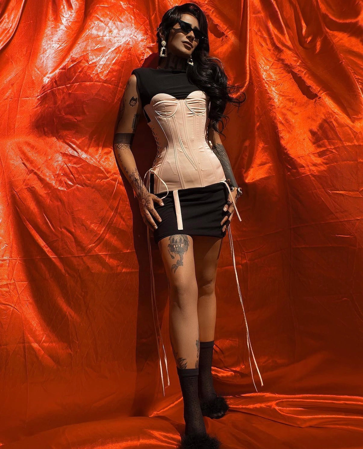 VESTIDO CON CORSET