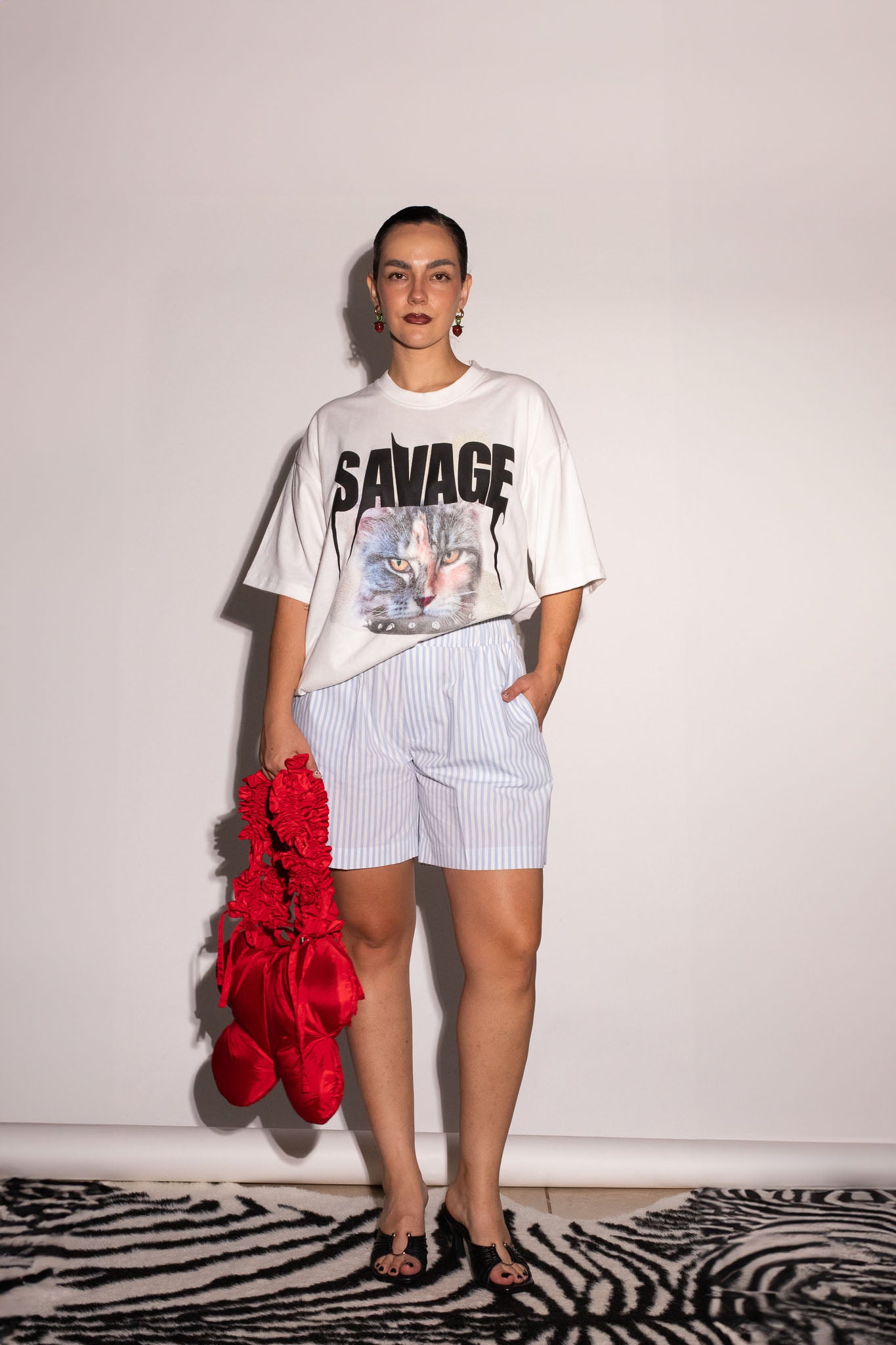T-SHIRT SAVAGE BLANCA