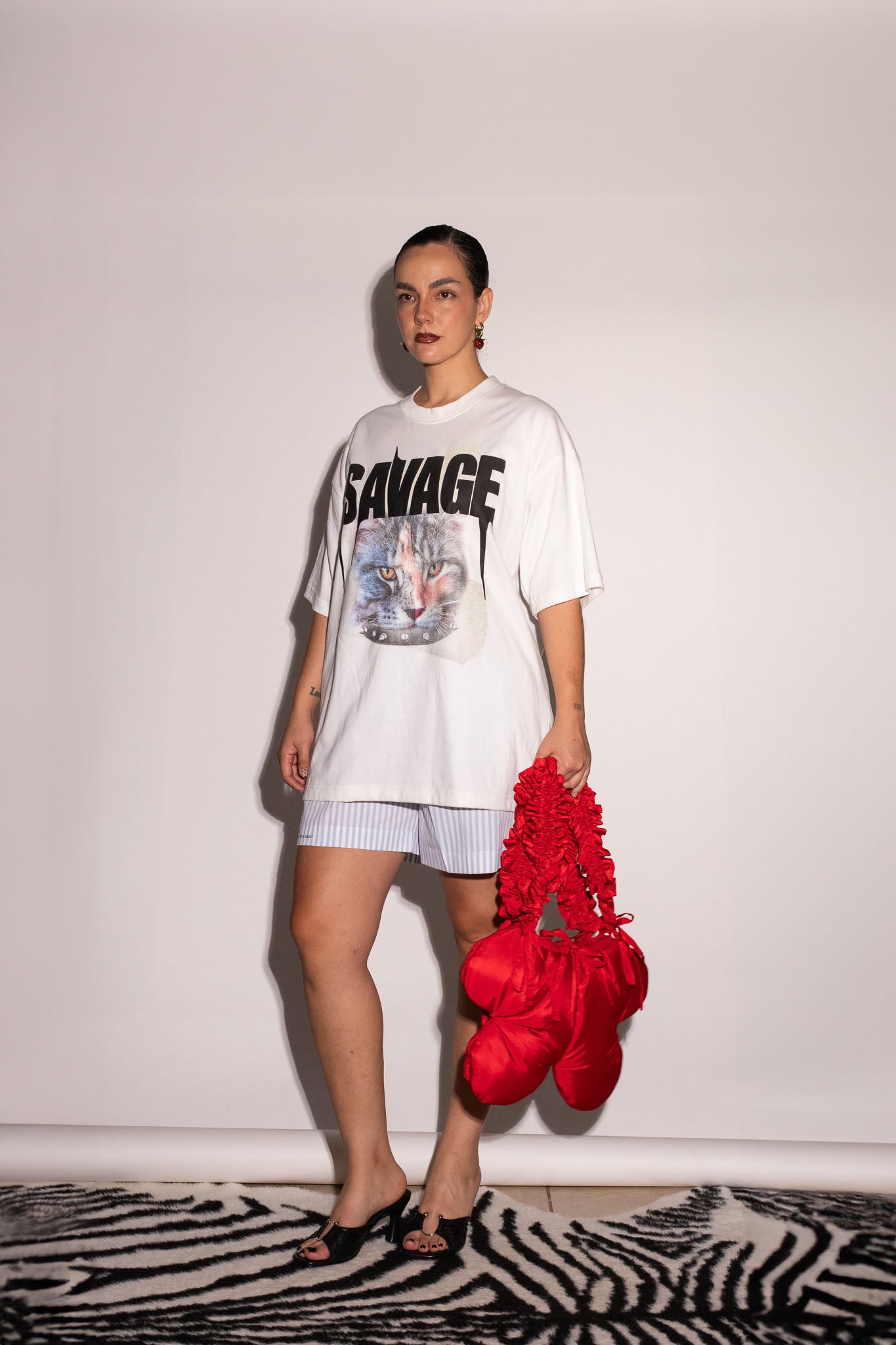 T-SHIRT SAVAGE BLANCA