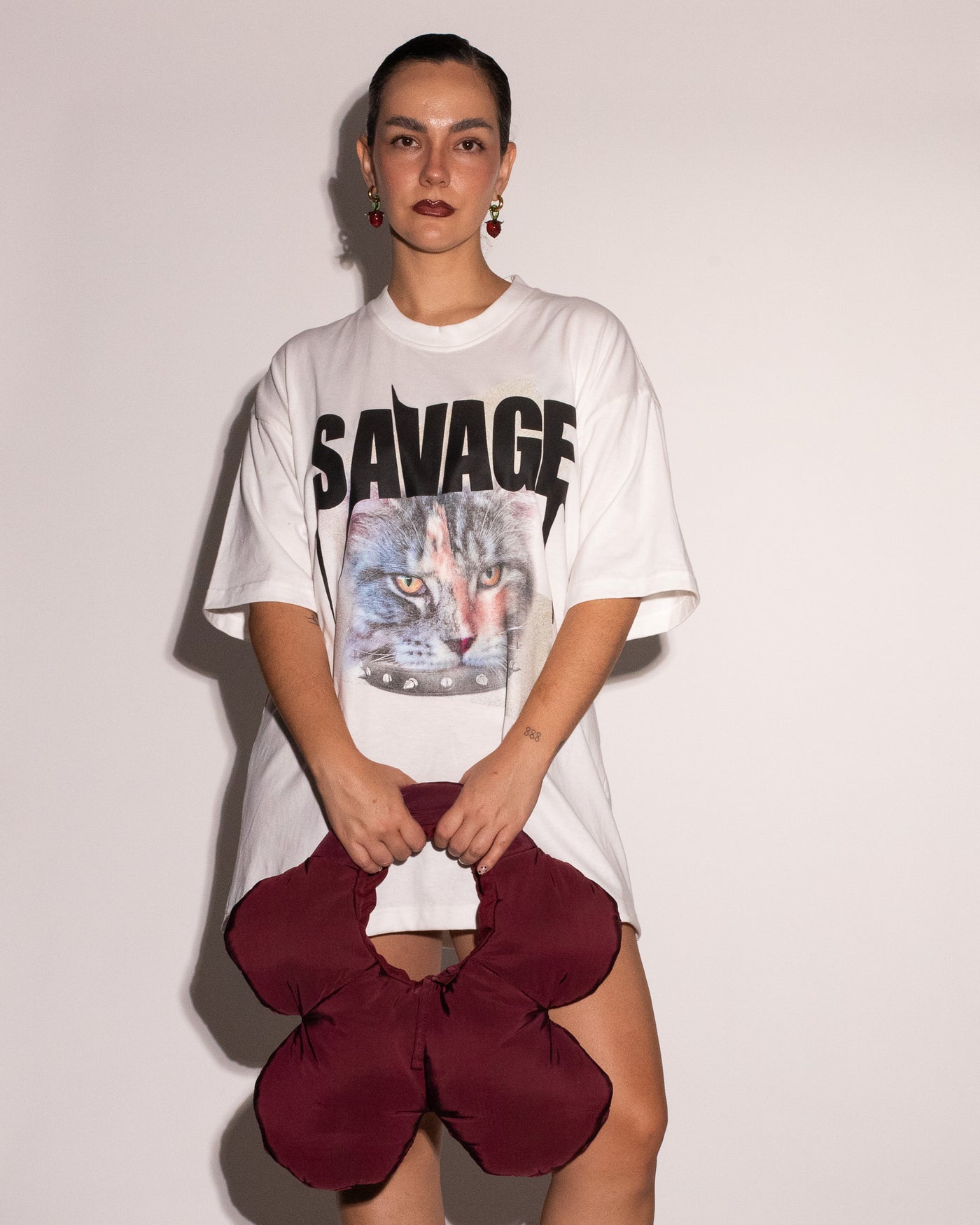 T-SHIRT SAVAGE BLANCA