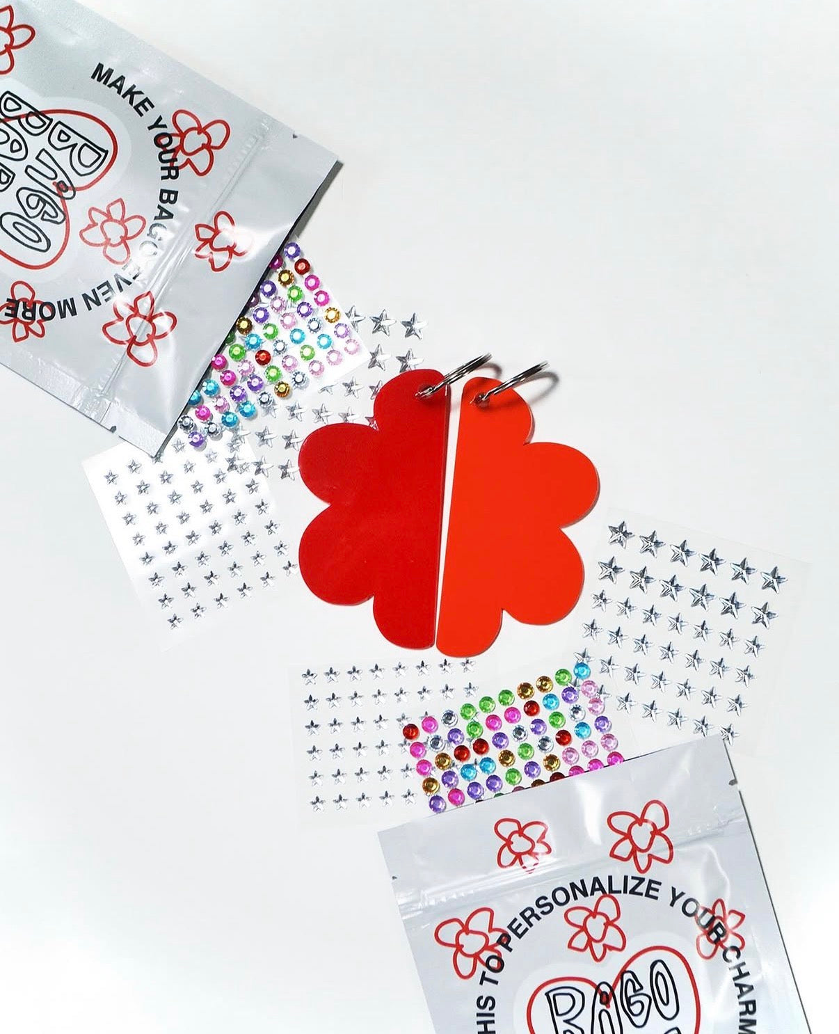 BOLSO HALF A FLORO VERDE