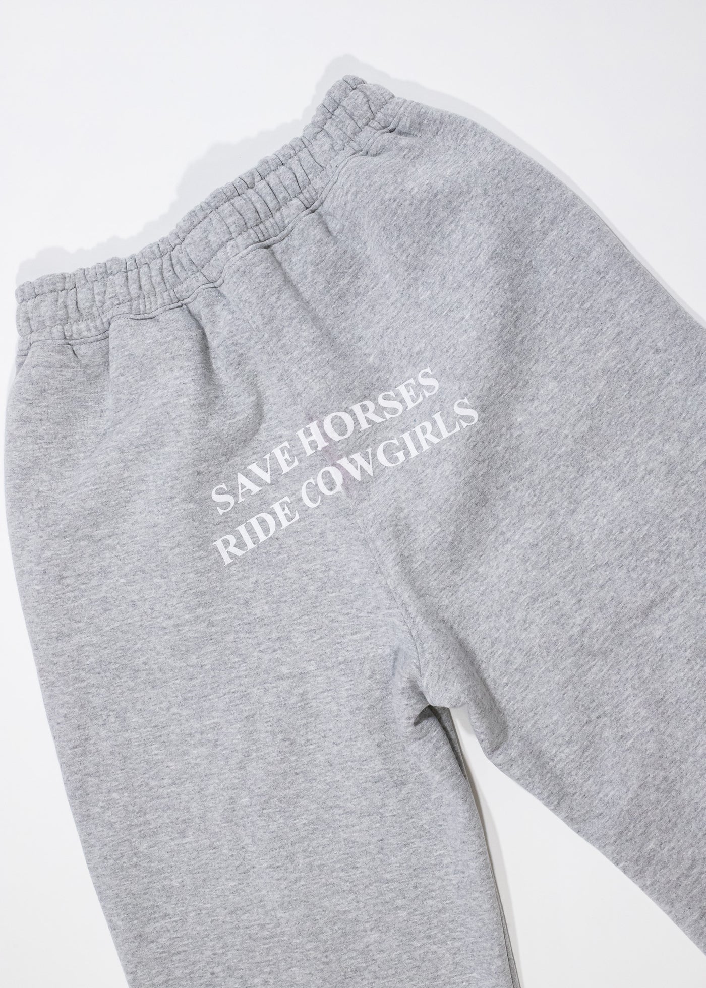 PANTS DEPORTIVOS SAVE HORSES GRIS | BLANCO