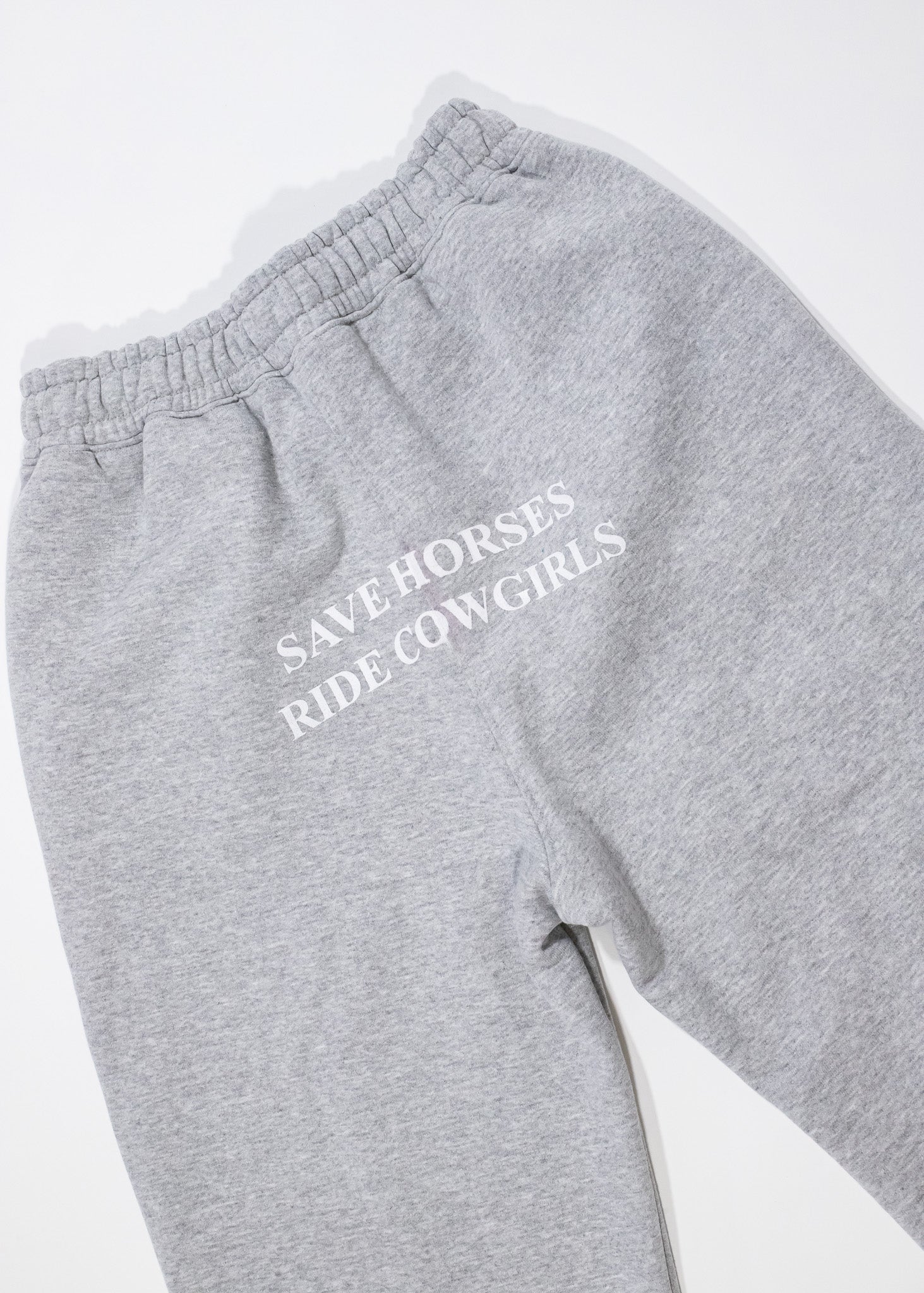 PANTS DEPORTIVOS SAVE HORSES GRIS | BLANCO