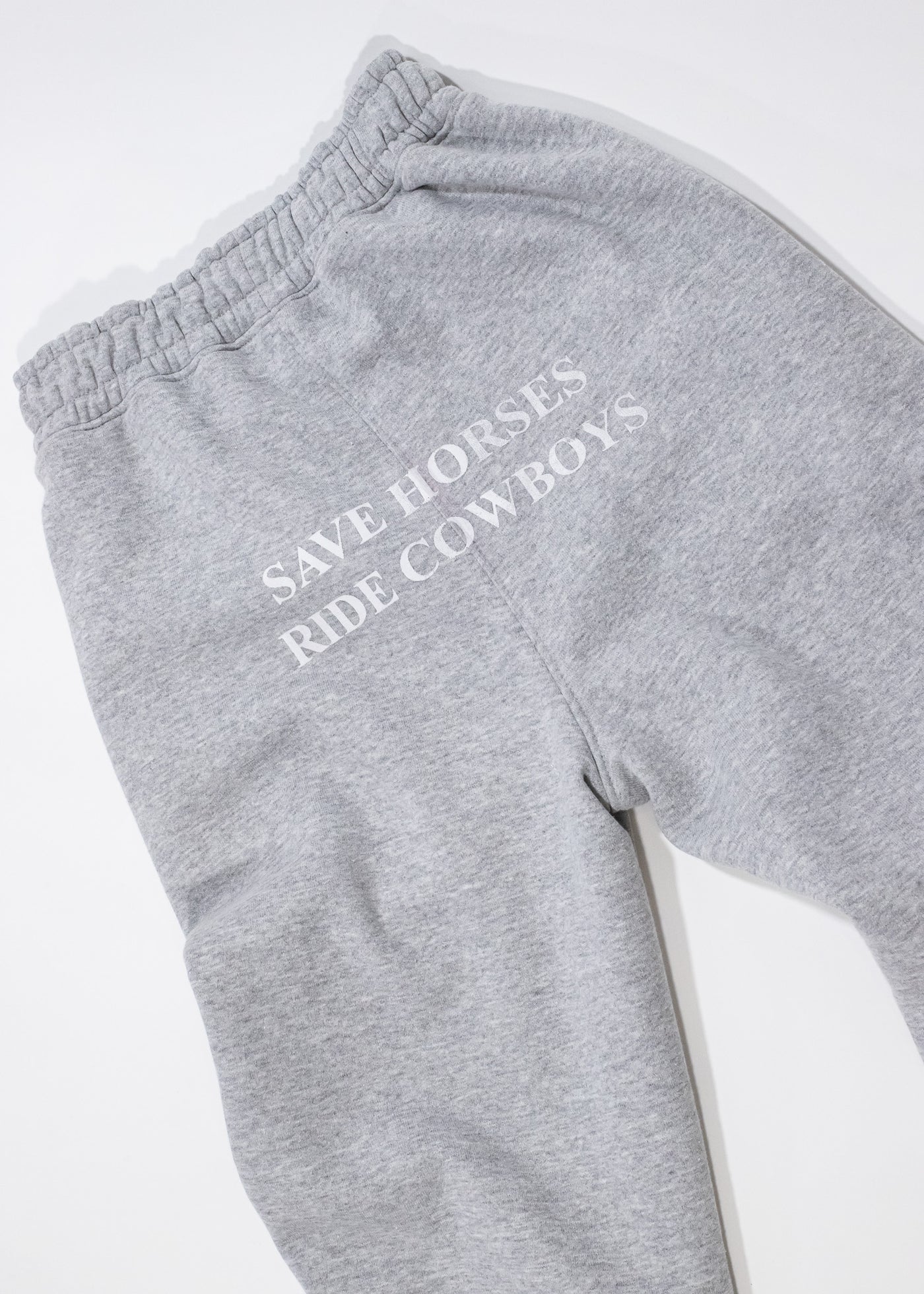PANTS DEPORTIVOS SAVE HORSES GRIS | BLANCO