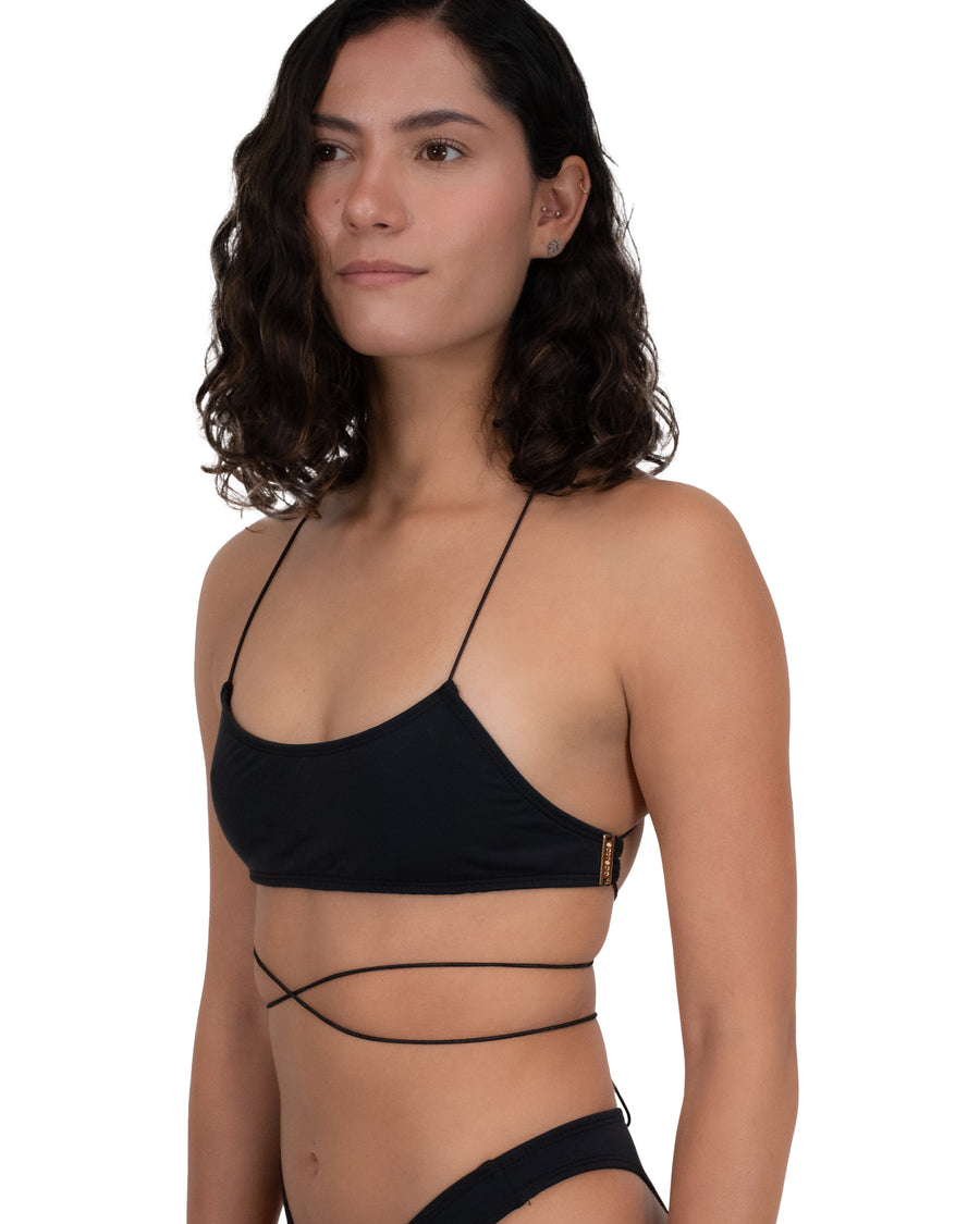 APUS BLACK BIKINI TOP 