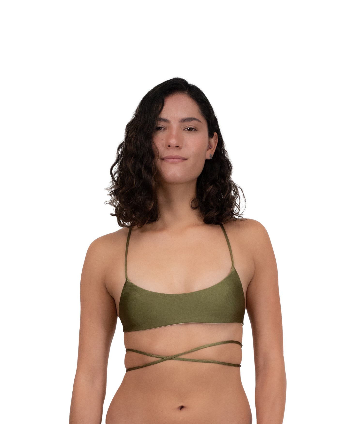 TOP BIKINI AIN VERDE MILITAR