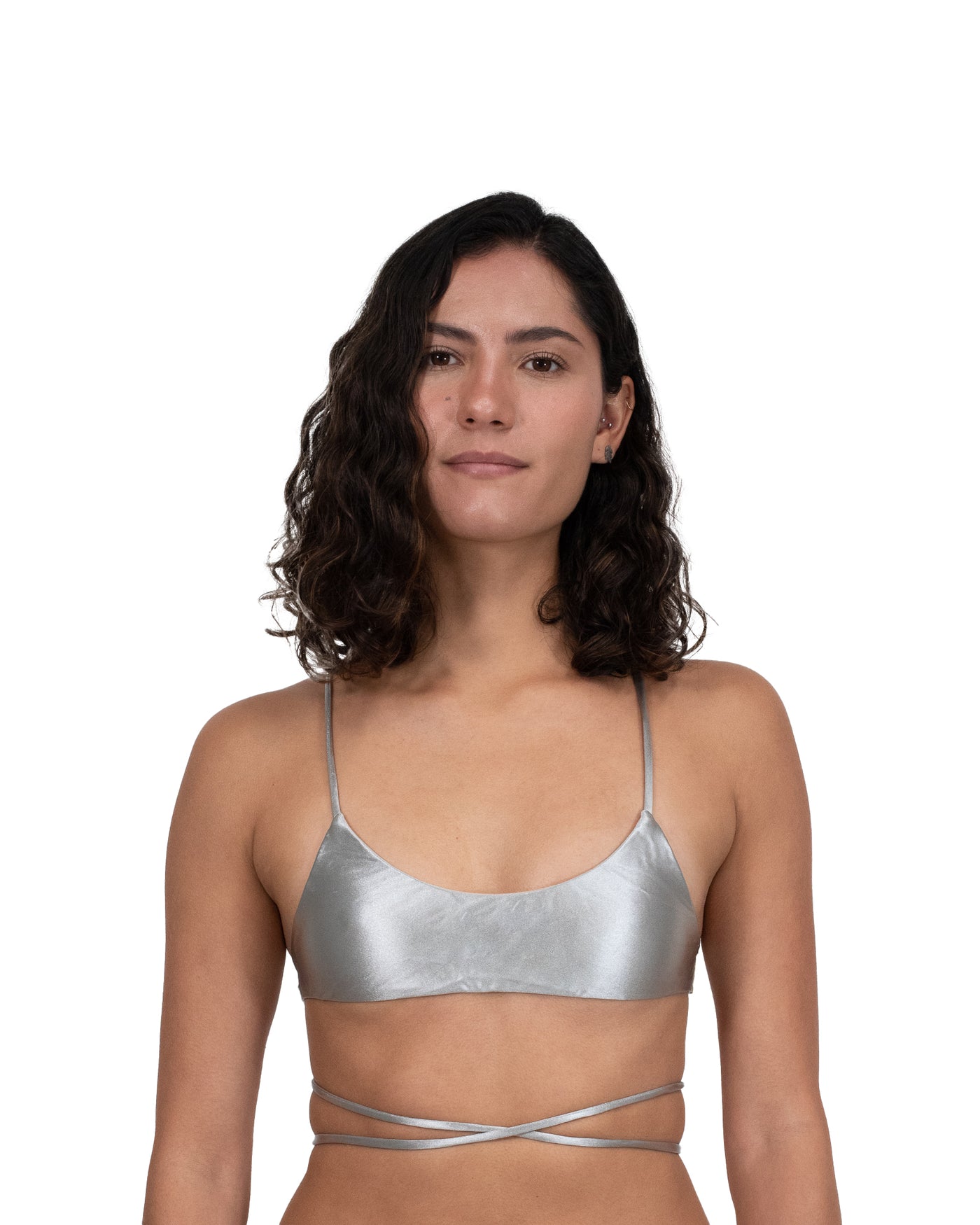 AIN SILVER BIKINI TOP 