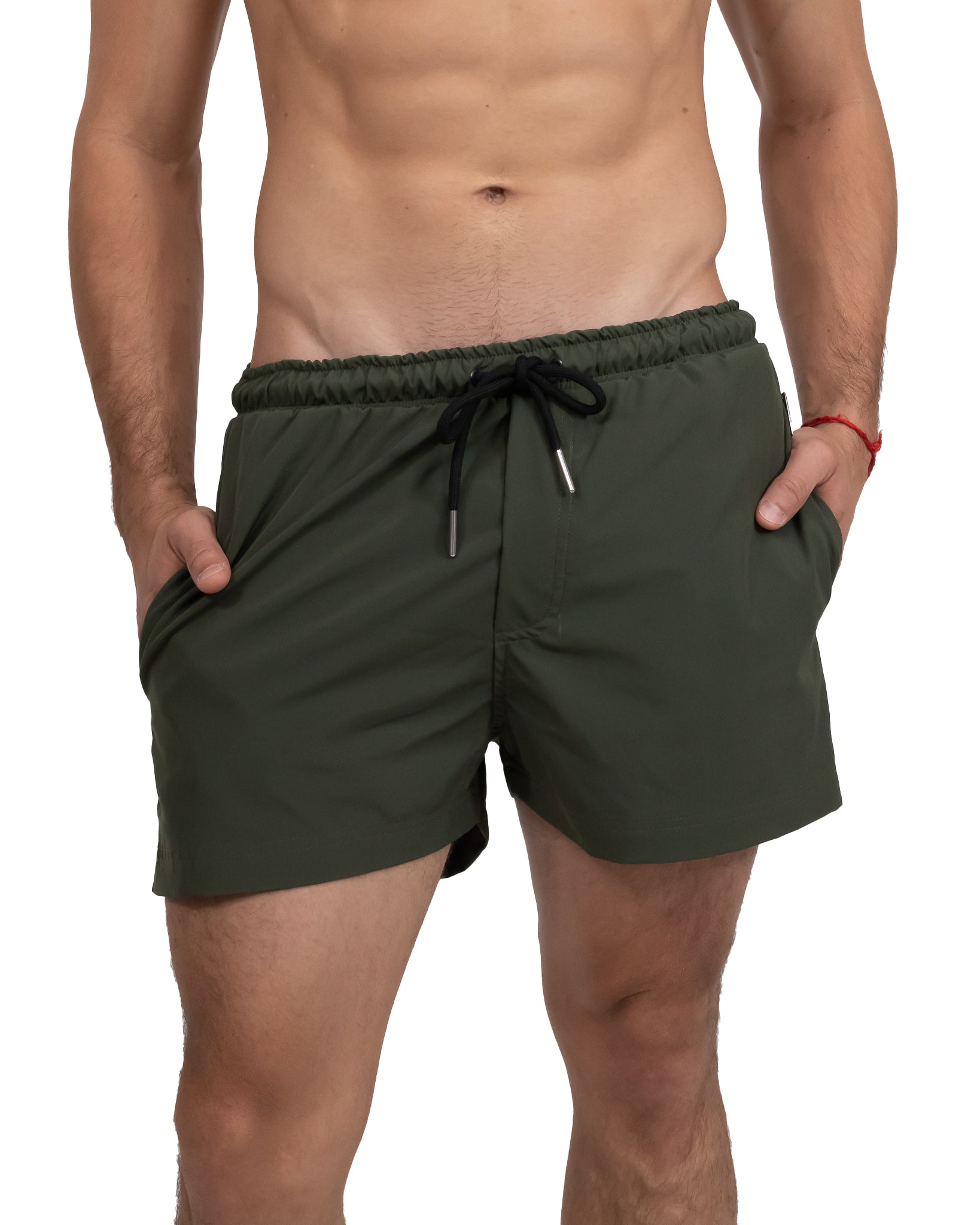 JUPITER MILITARY GREEN SHORTS 