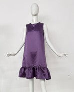 VESTIDO CORTE "A" MORADO