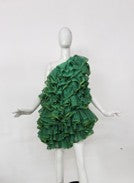 VESTIDO VERDE OLANES