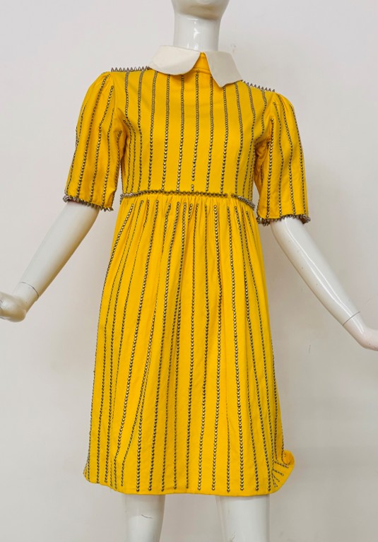 VESTIDO CUELLO BOBO Y ESTOPEROL