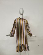 VESTIDO CORTO RAYAS