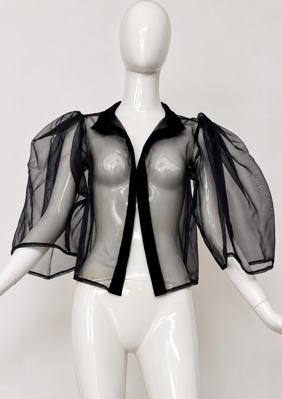 BLUSA BASE DE ORGANZA