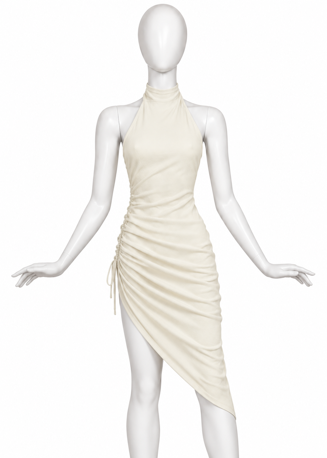 VESTIDO HALTER BLANCO