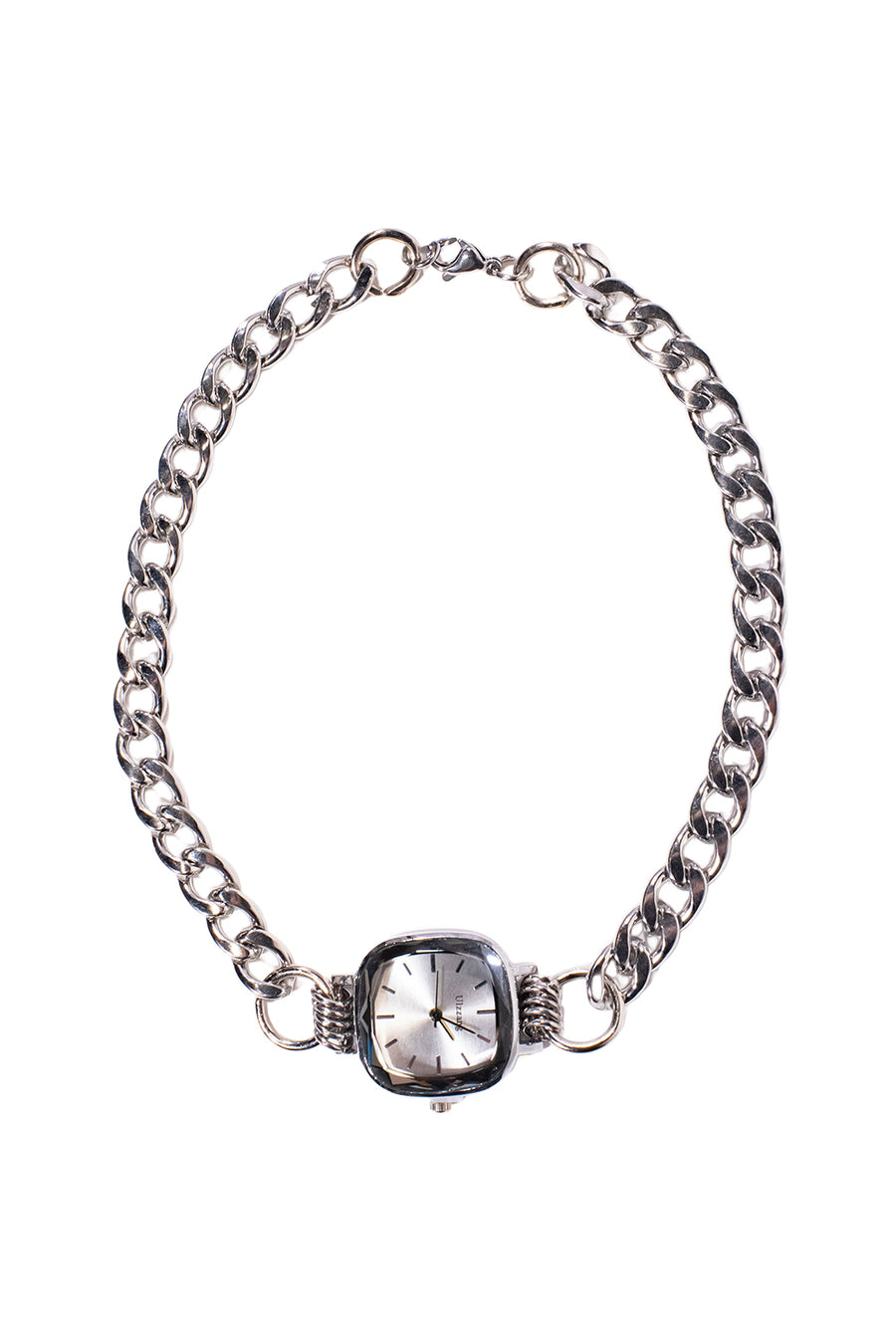 CHOKER RELOJ GRIS
