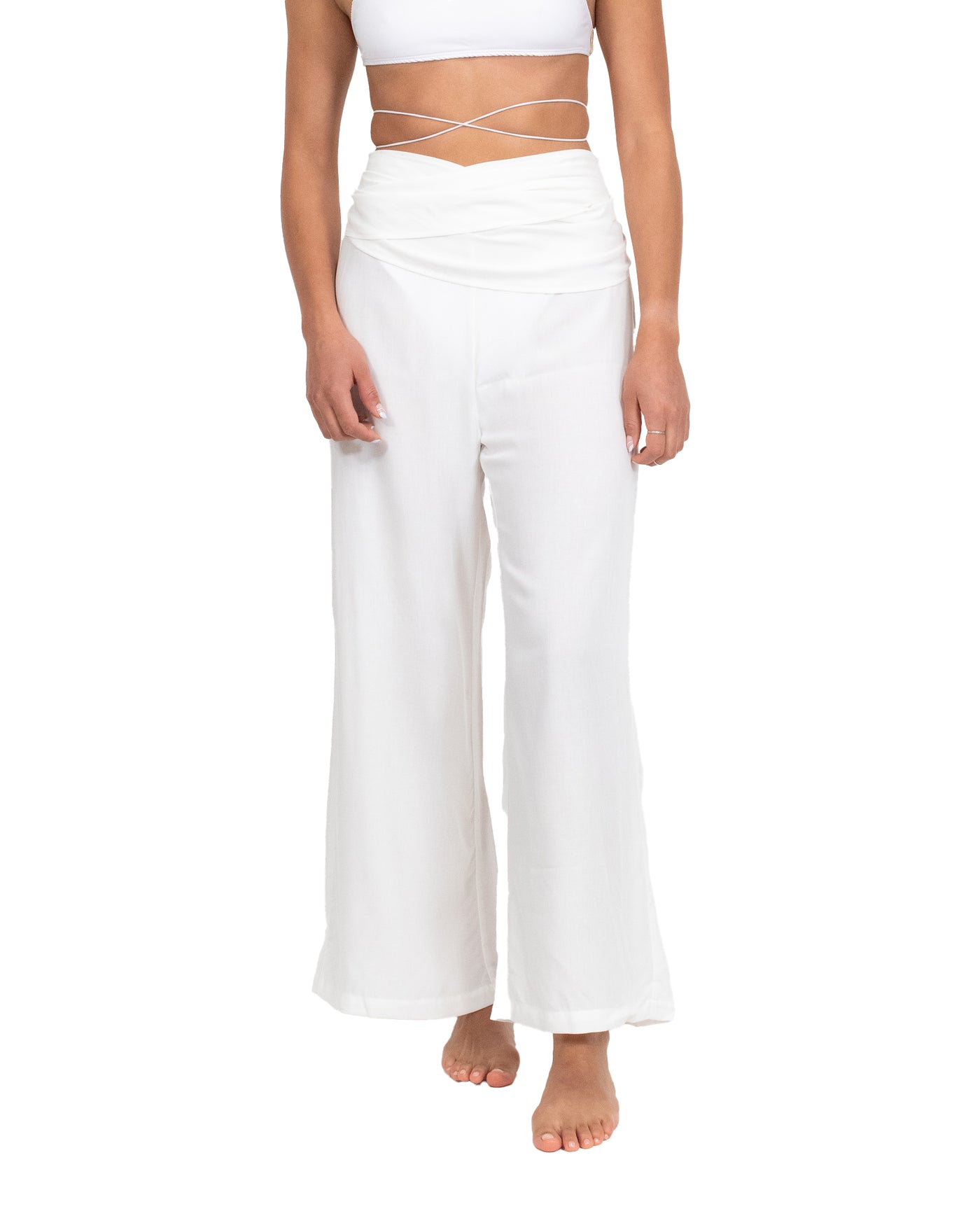 ENIF WHITE PANTS 