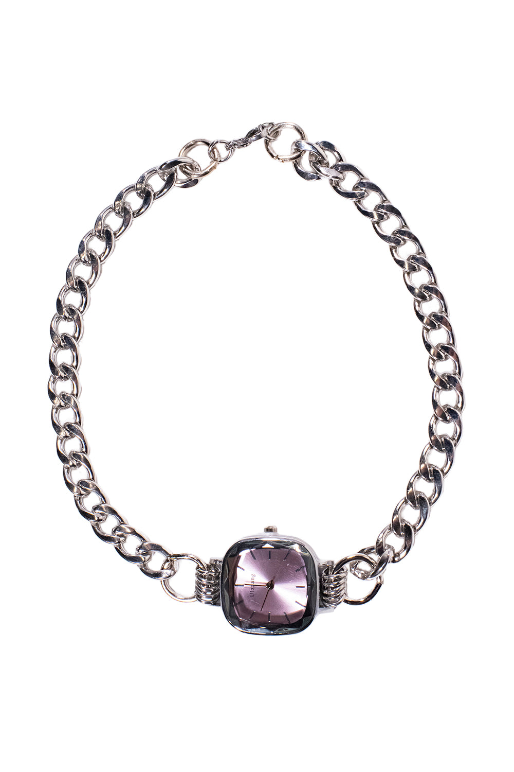 CHOKER RELOJ ROSA