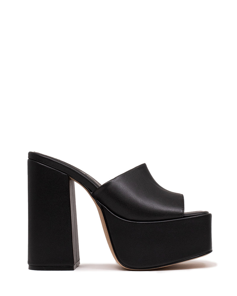 BLACK BULGARIA HEELS