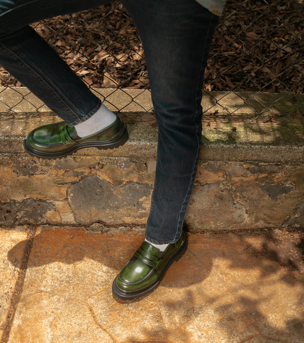 CHRIS GREEN LOAFERS