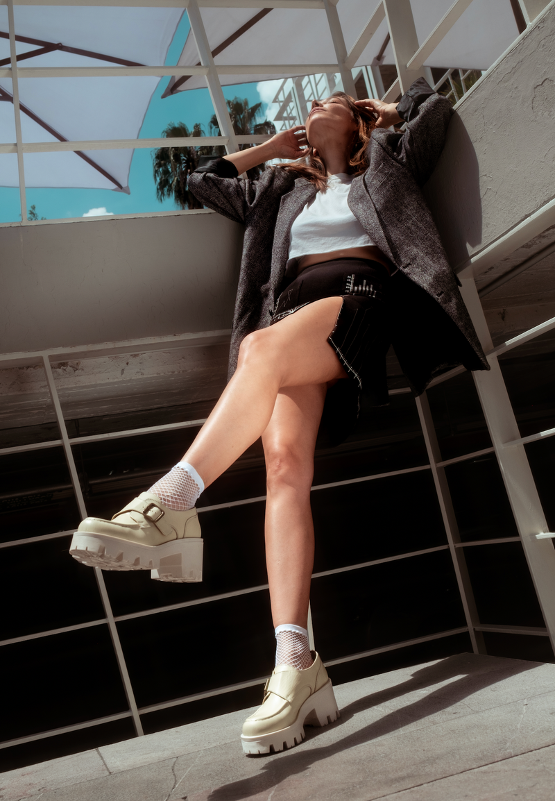MOCASINES FRANIA CREMA