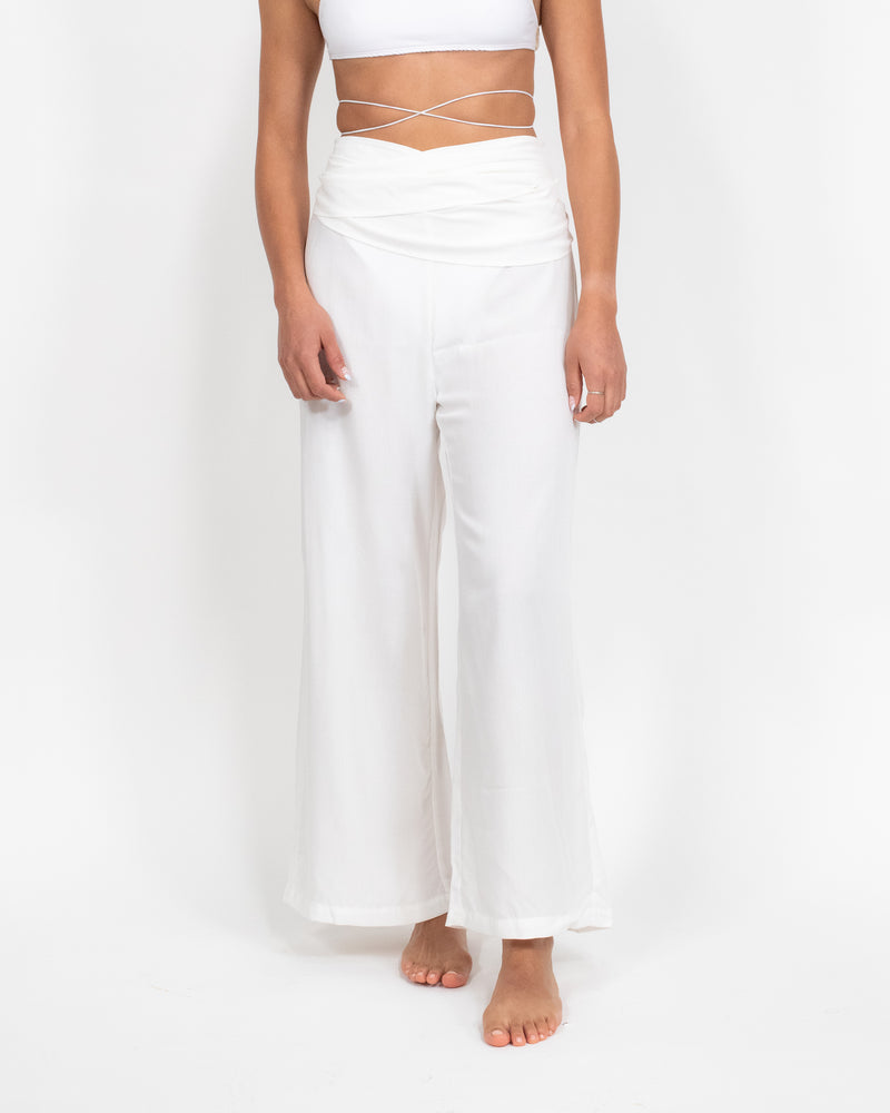 ENIF WHITE PANTS 