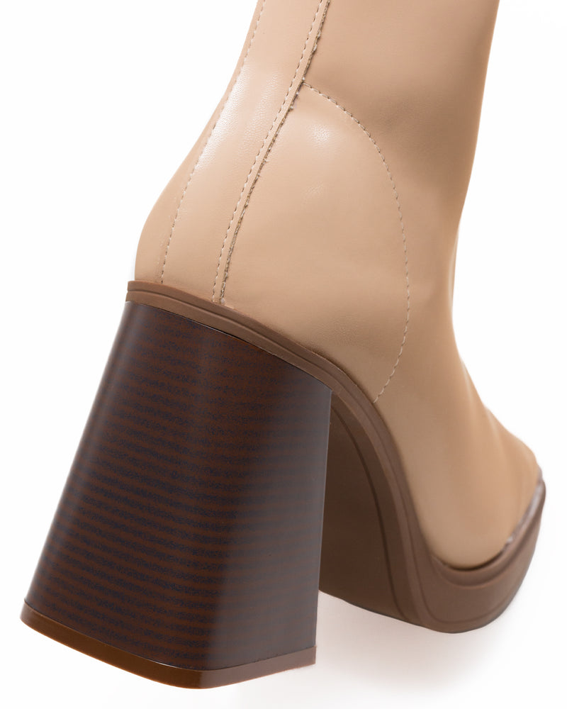 ALYSIA CAMEL BOOTS